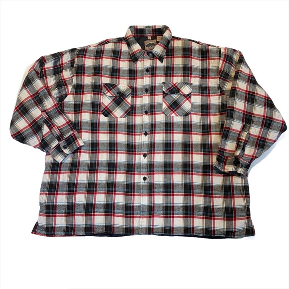 Northern Lakes By Above Average Plaid Flannel Quilted Shacket - Picture 1 of 11